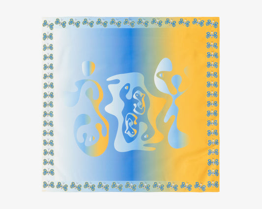 'JOY' Scarf (Blue)