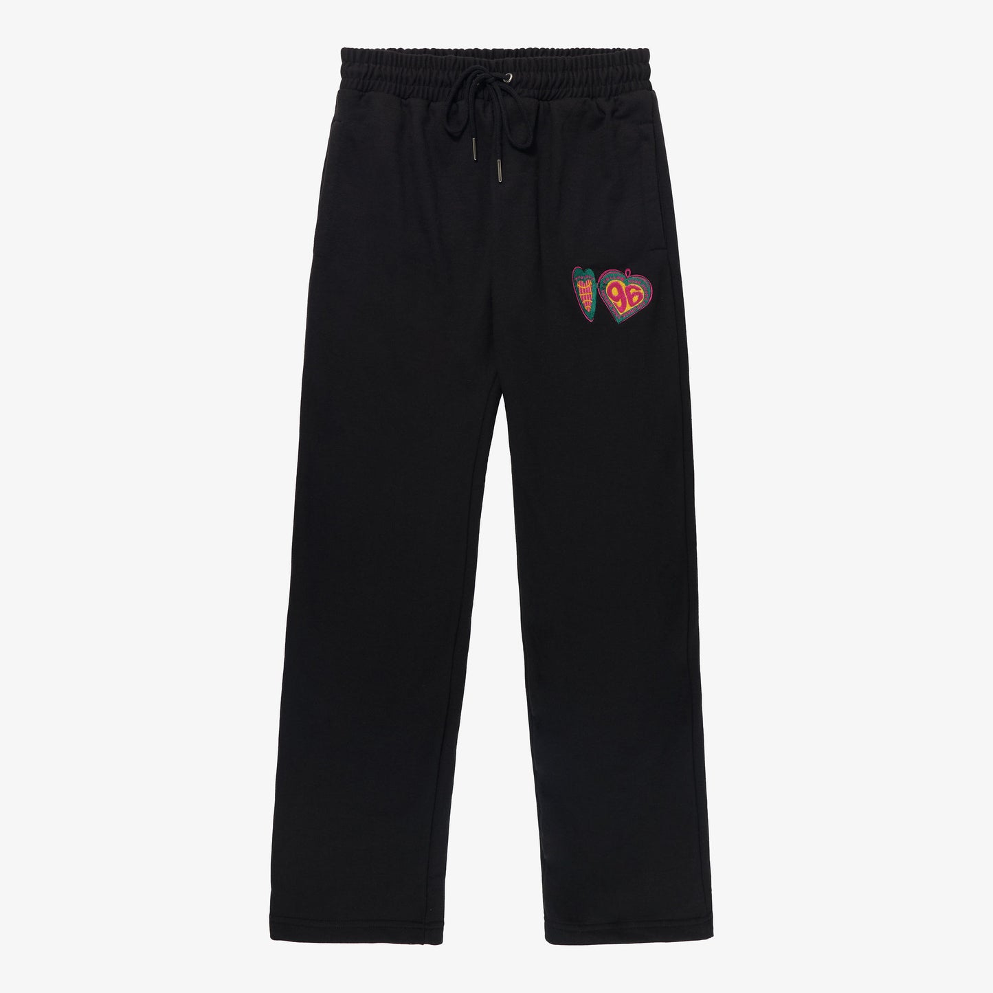 'OPEN HEART' BLACK SWEATPANTS